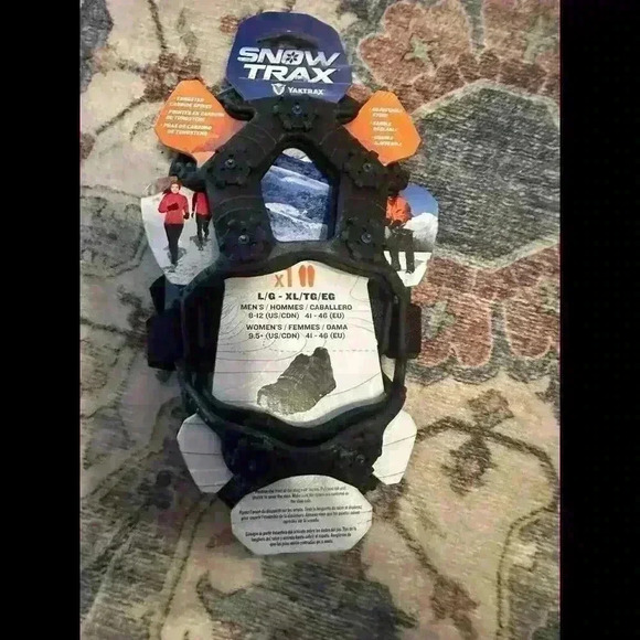 Snow Trax Snowtrax by Yaktrax Traction Gear for Shoes and Boots, L-XL, Men 8-12 - Picture 1 of 2